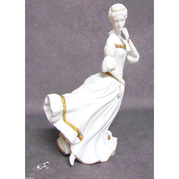 NEW Bisque Porcelain LENOX PRINCESS CINDERELLA & GLASS SLIPPER FIGURINE 1993 - Picture 10 of 10